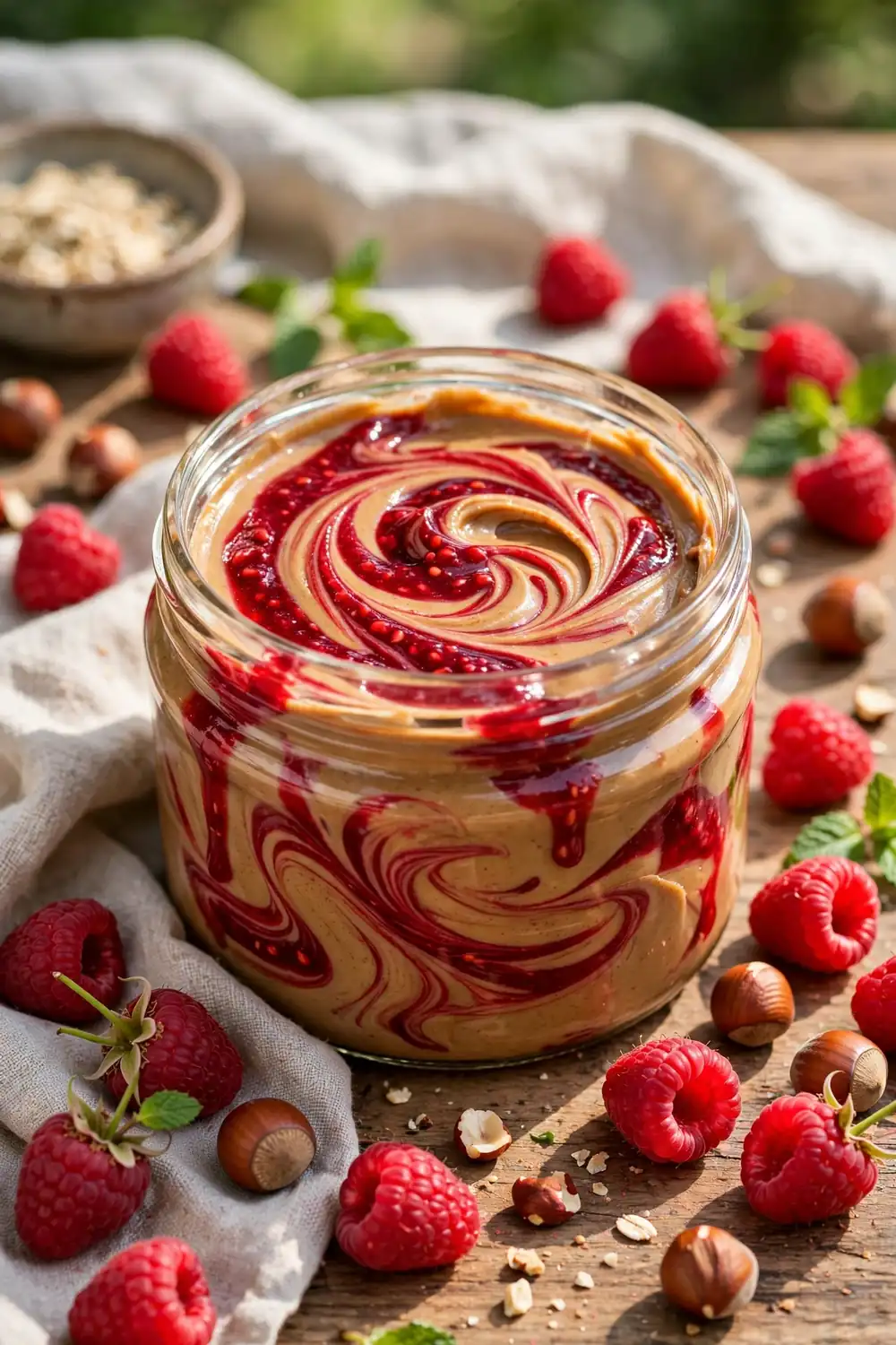 Homemade hazelnut butter