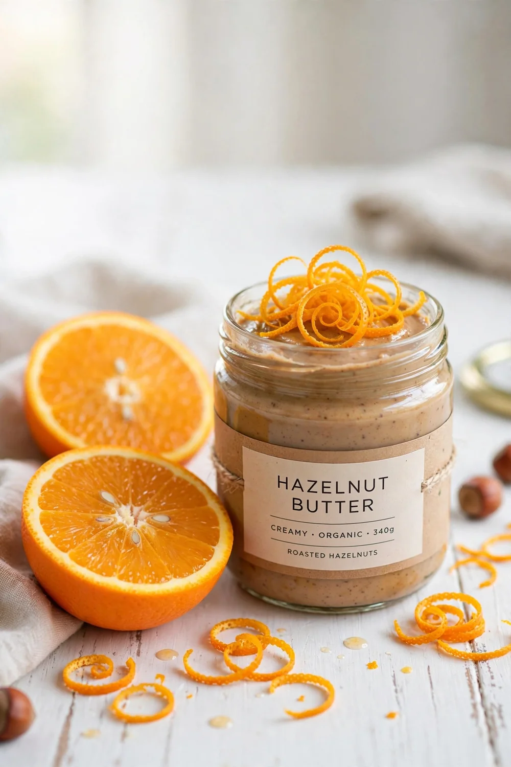 Homemade hazelnut butter