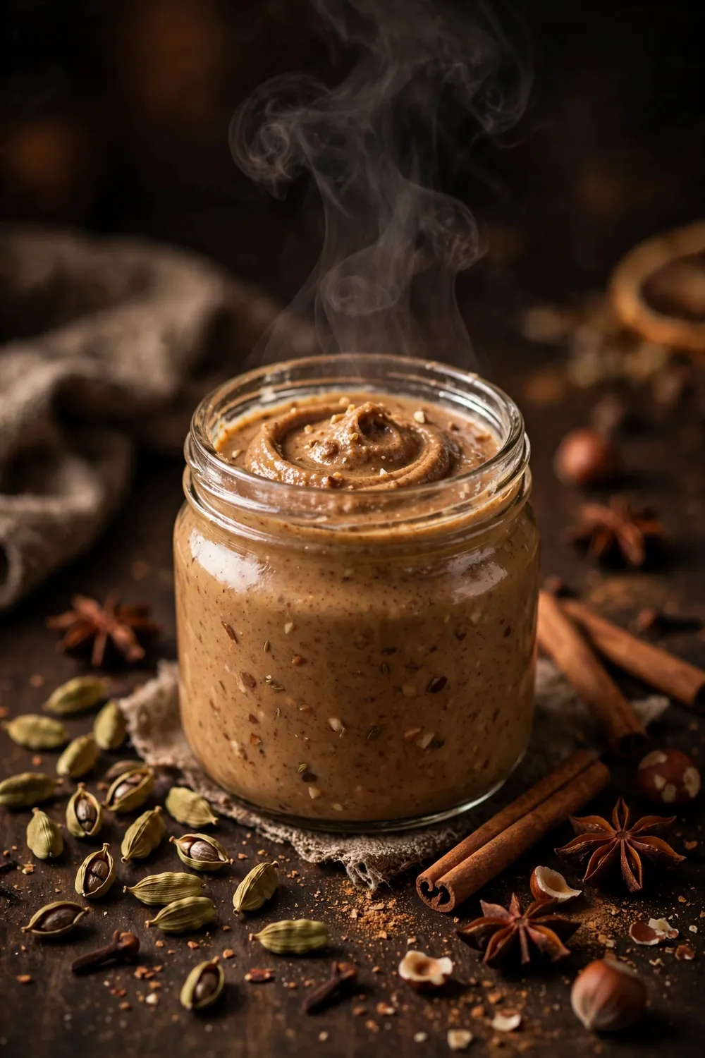 Homemade hazelnut butter