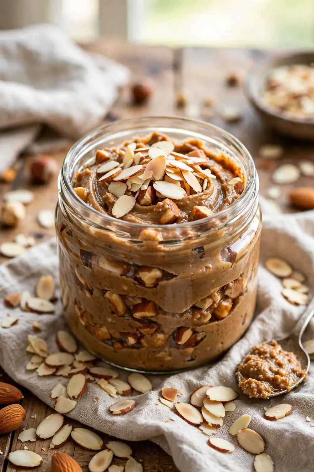 Homemade hazelnut butter