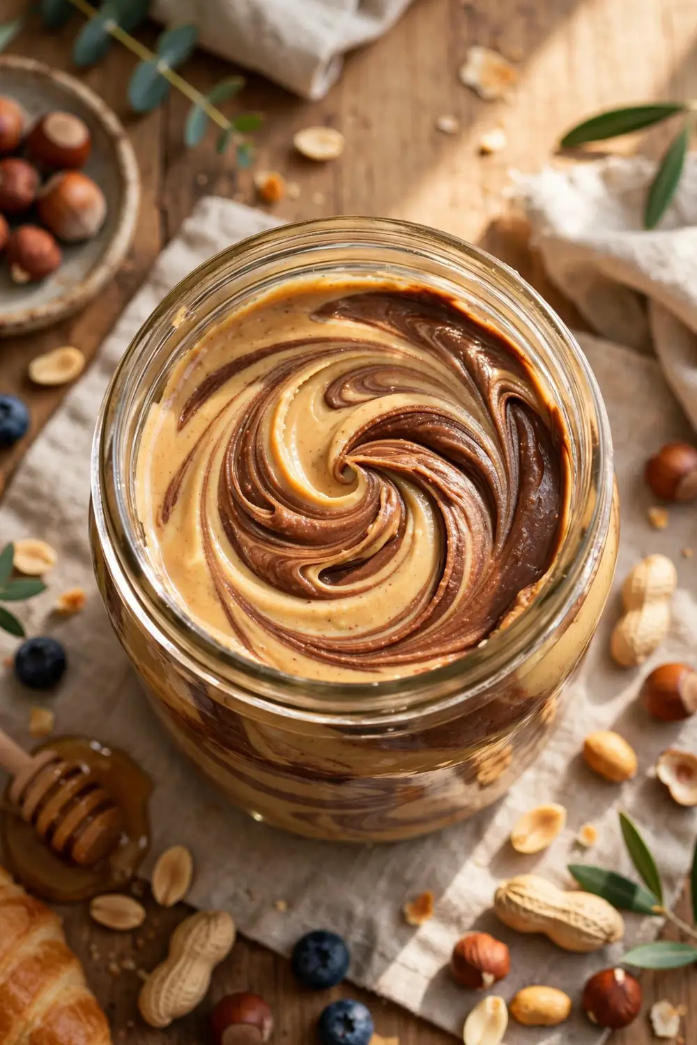 Homemade hazelnut butter