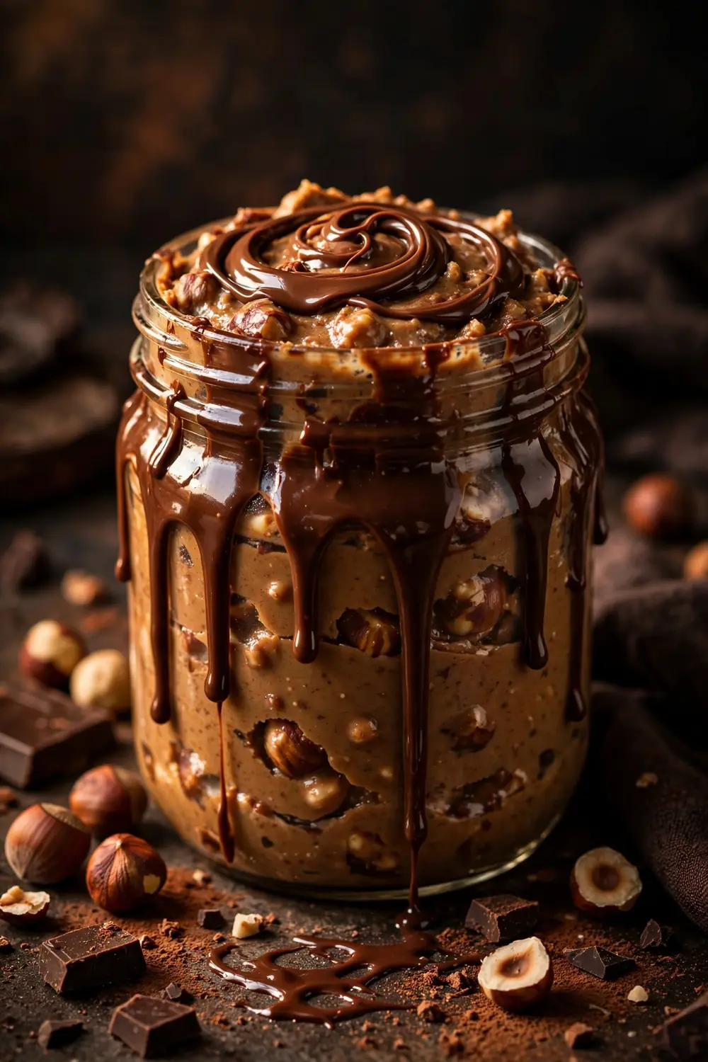 Homemade hazelnut butter