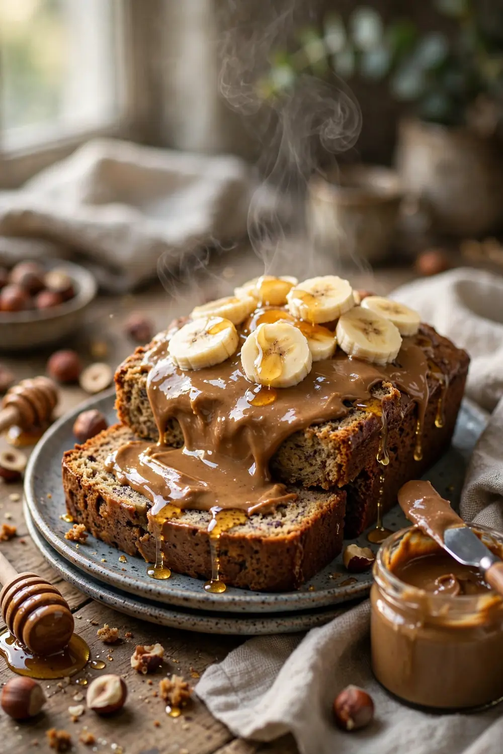 Homemade hazelnut butter