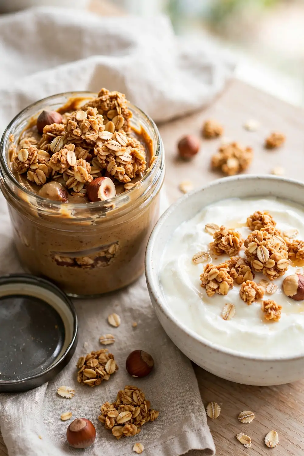Homemade hazelnut butter