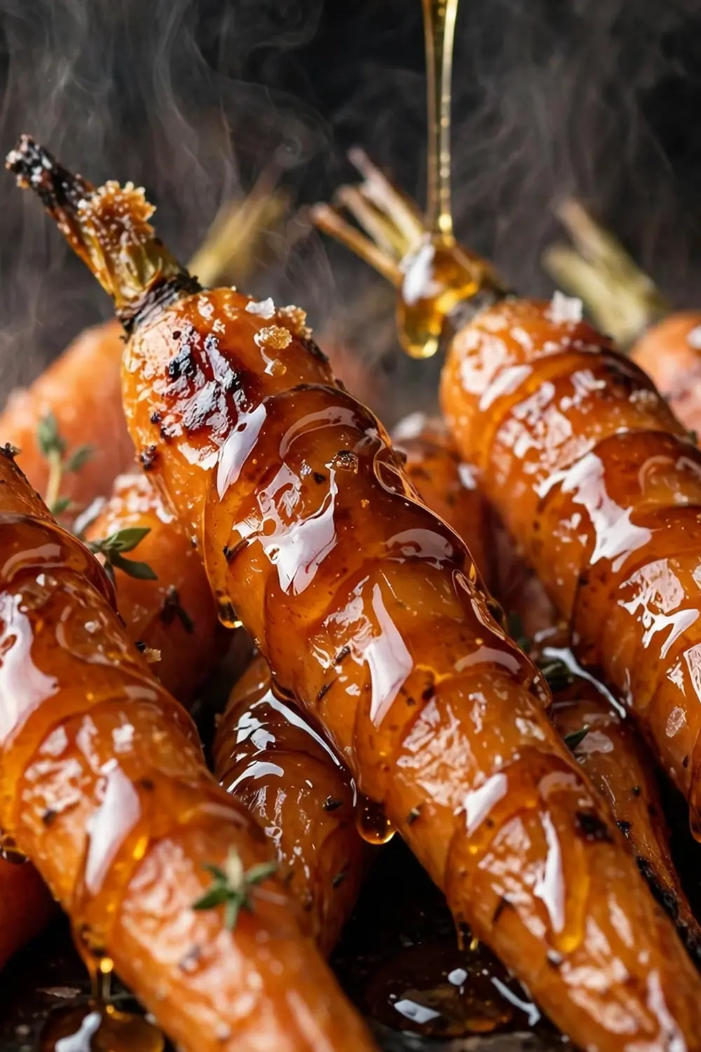 Honey maple roasted carrots 04