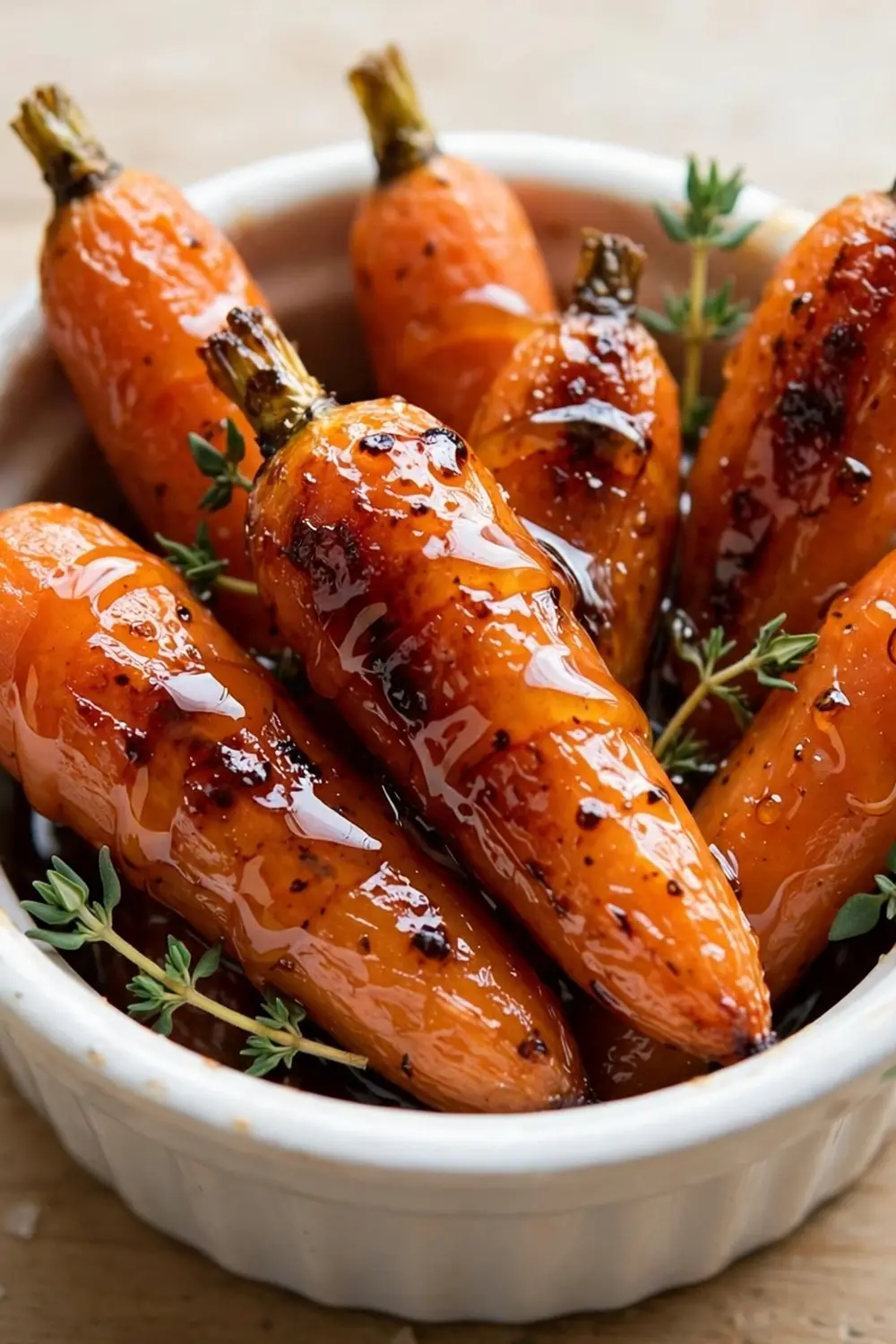 Honey maple roasted carrots 09