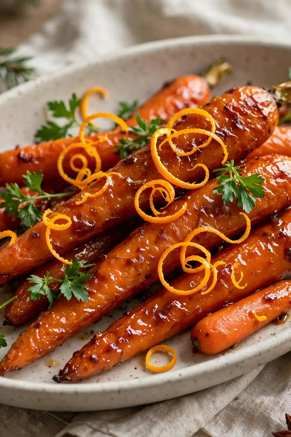 Honey maple roasted carrots 11