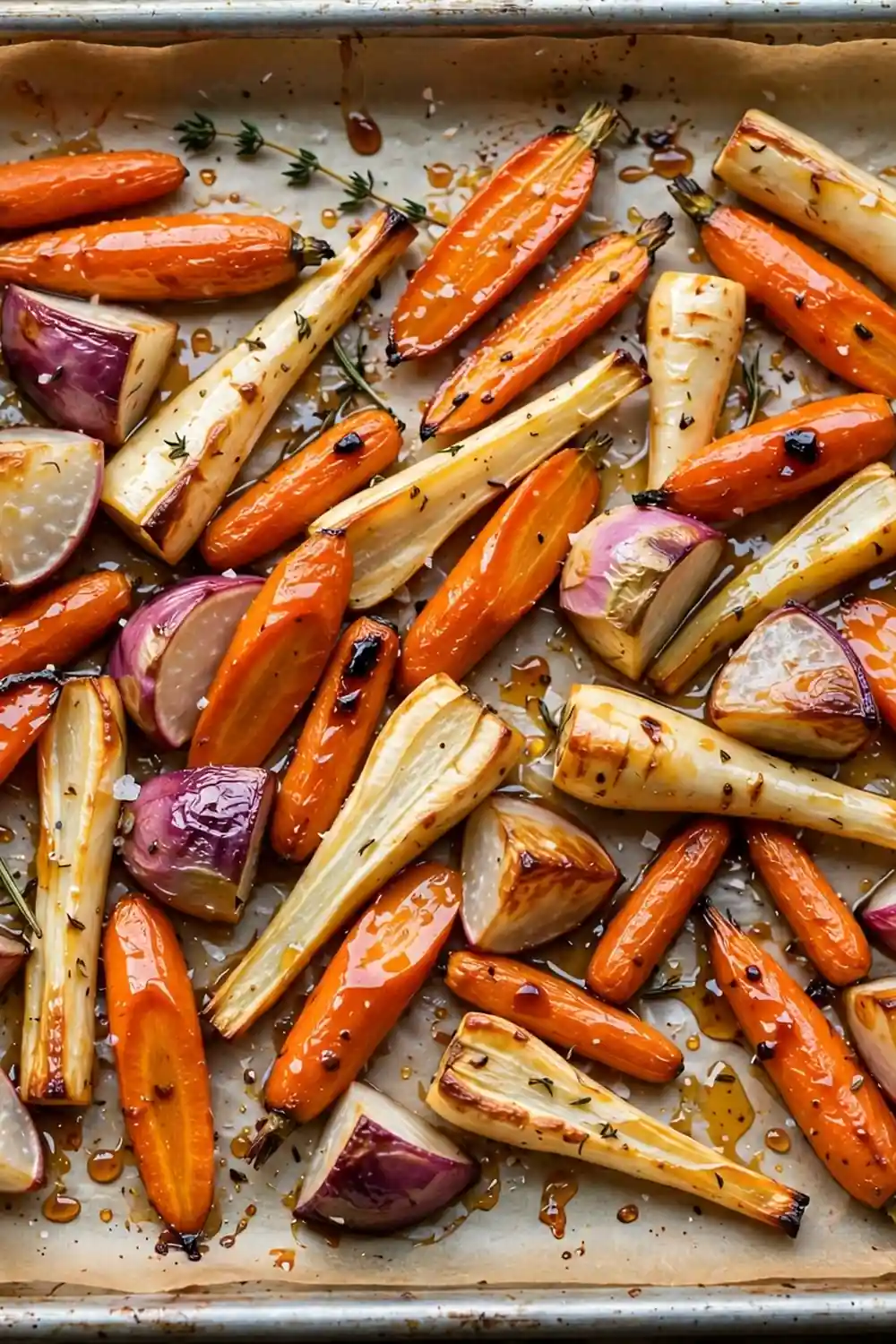 Honey maple roasted carrots 17