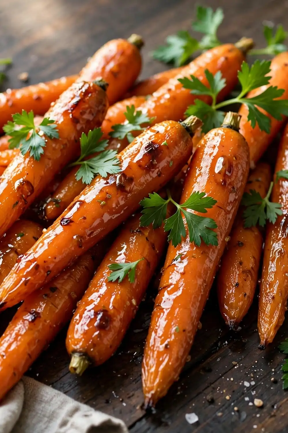 Honey maple roasted carrots 22