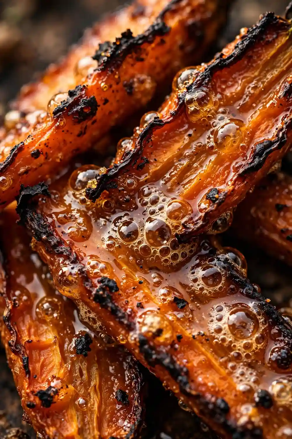 Honey glazed roasted carrots