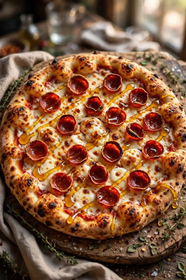 hot honey pepperoni pizza 01