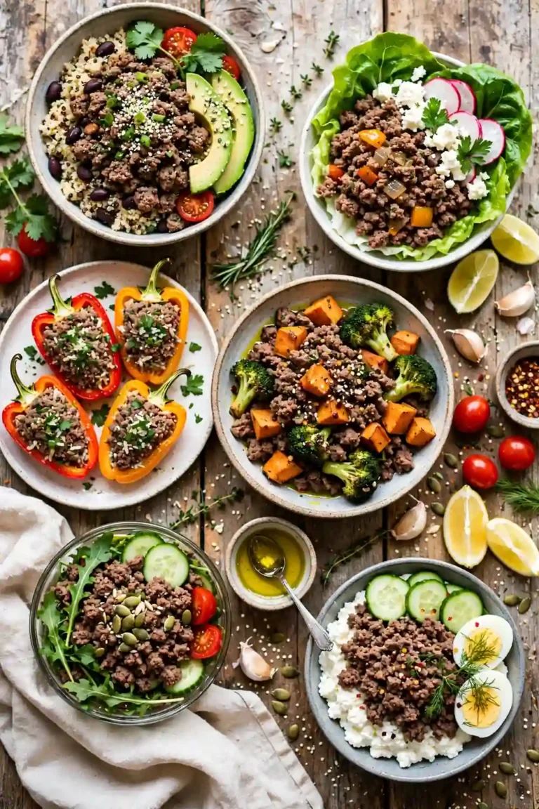 21 High Protein Ground Beef Meals for Hearty Healthy Dinners