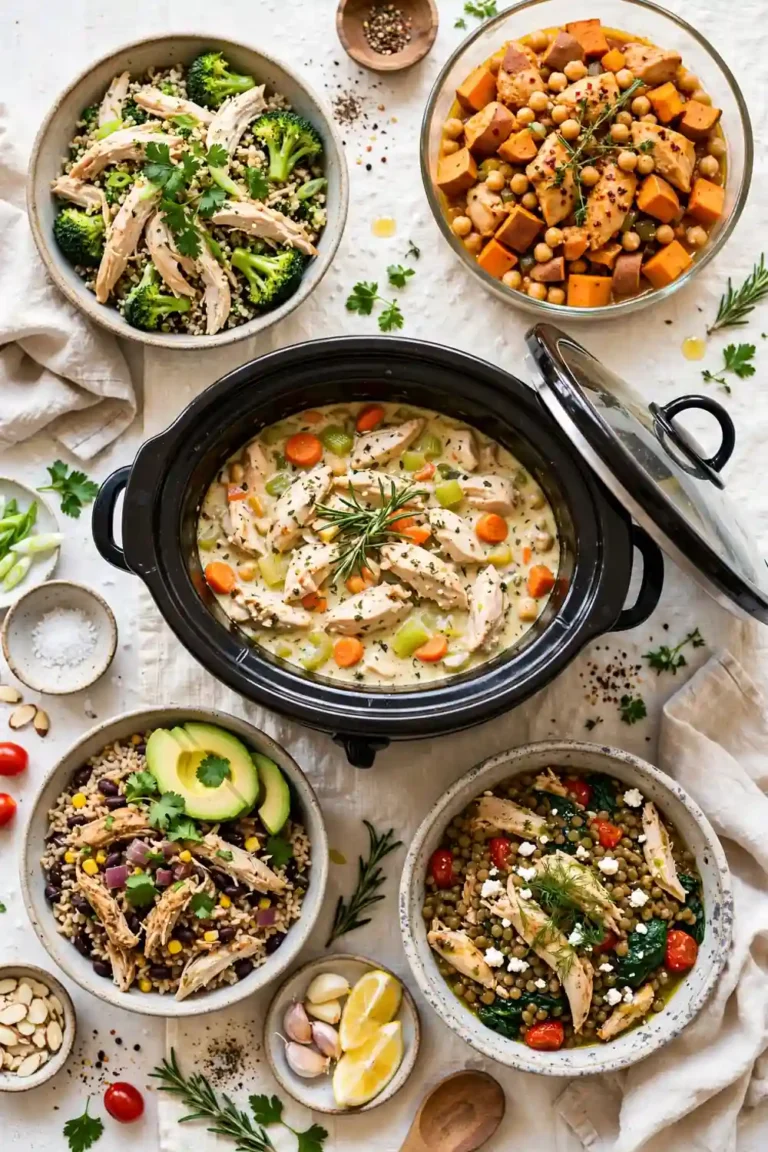 22 High Protein Crockpot Chicken for Effortless Family Meals