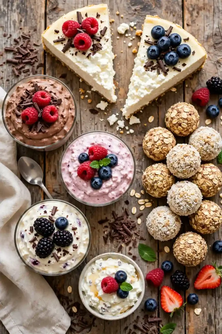 22 High Protein Cottage Cheese Desserts for Sweet Cravings