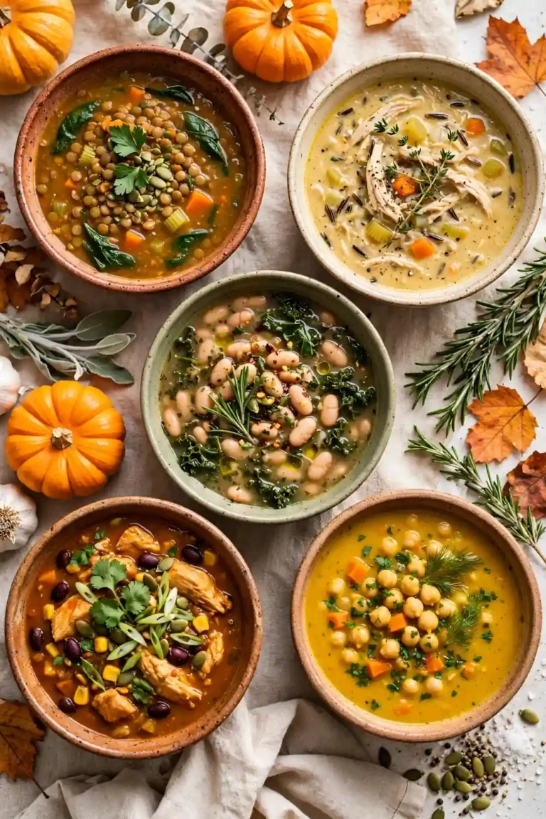 high protein fall soups