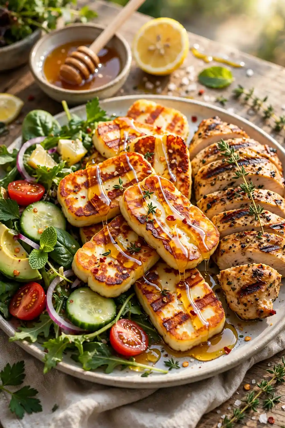 Grilled Halloumi Swap