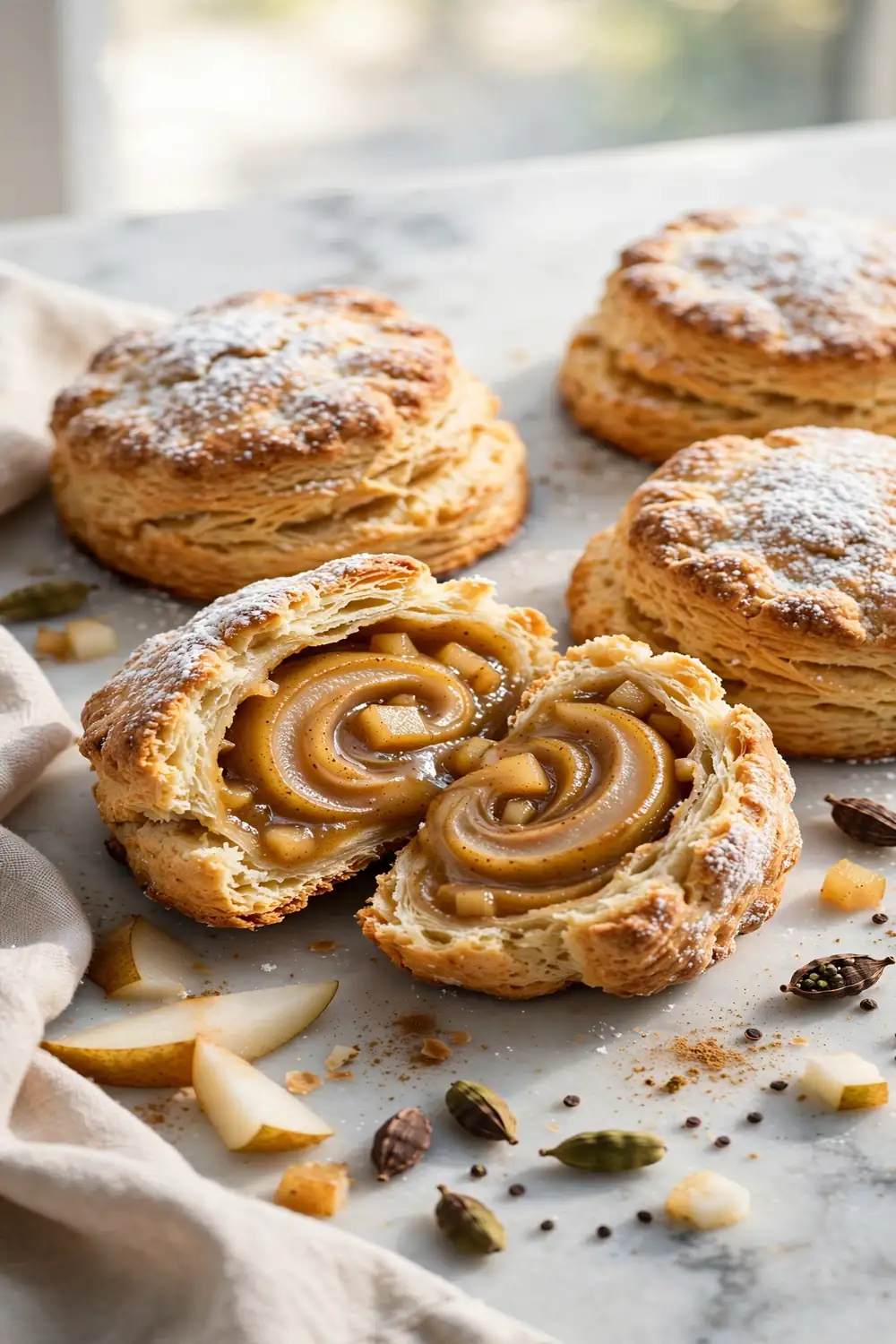 Pear Cardamom Swirl