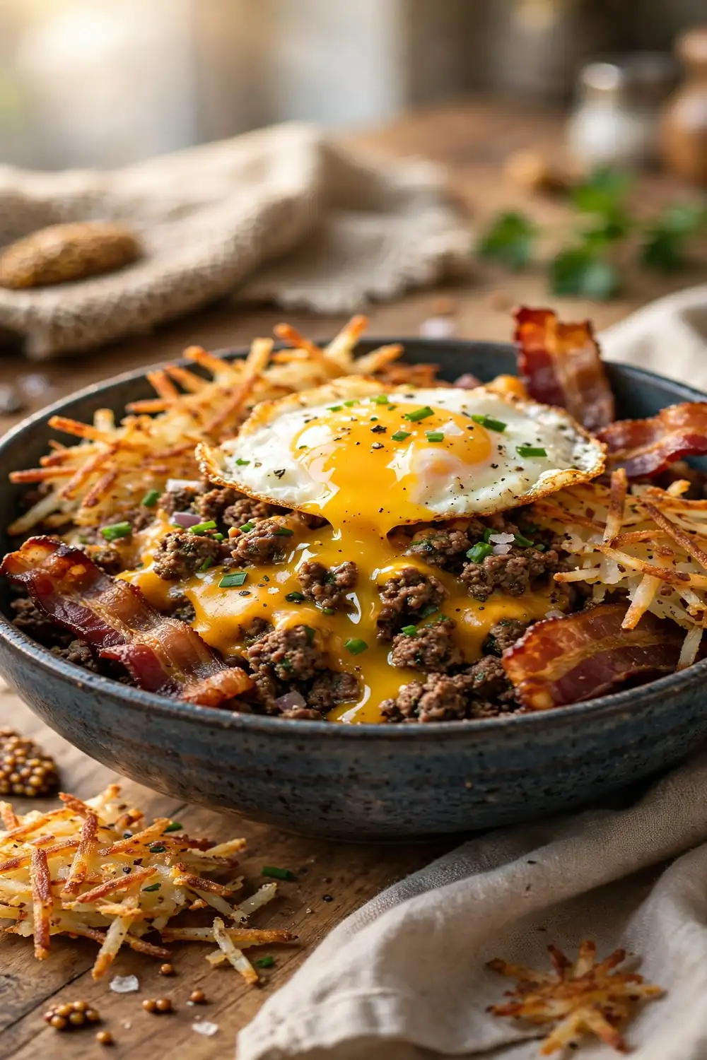 Breakfast Burger Bowl