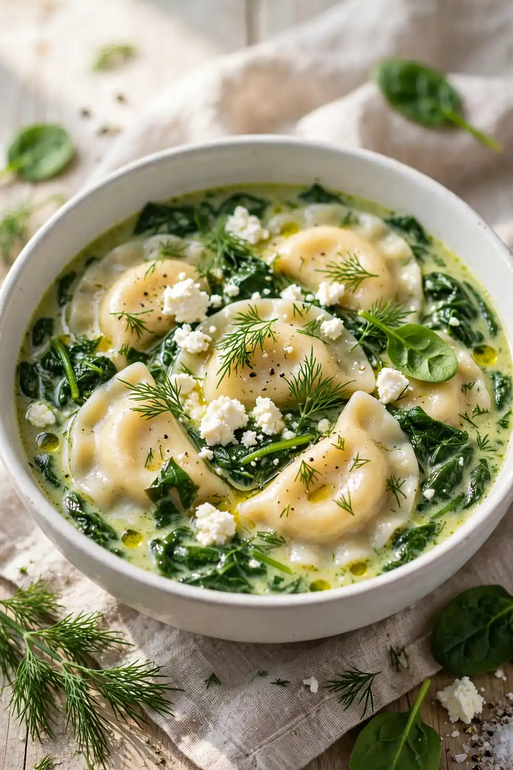 Spinach Feta Bright