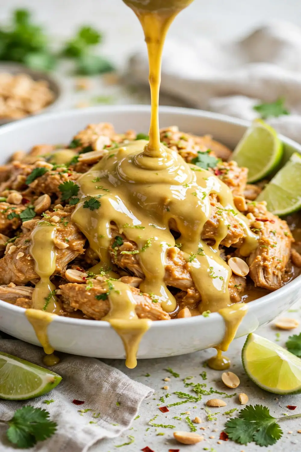 Peanut Lime Drizzle