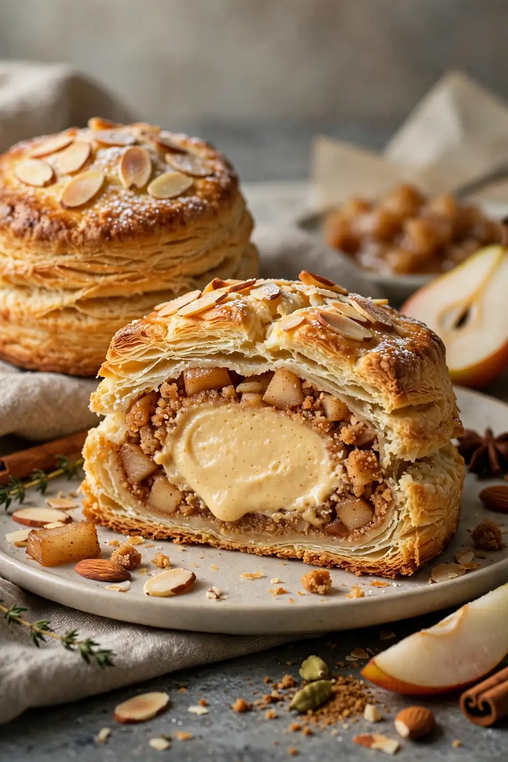 Almond Frangipane Heart