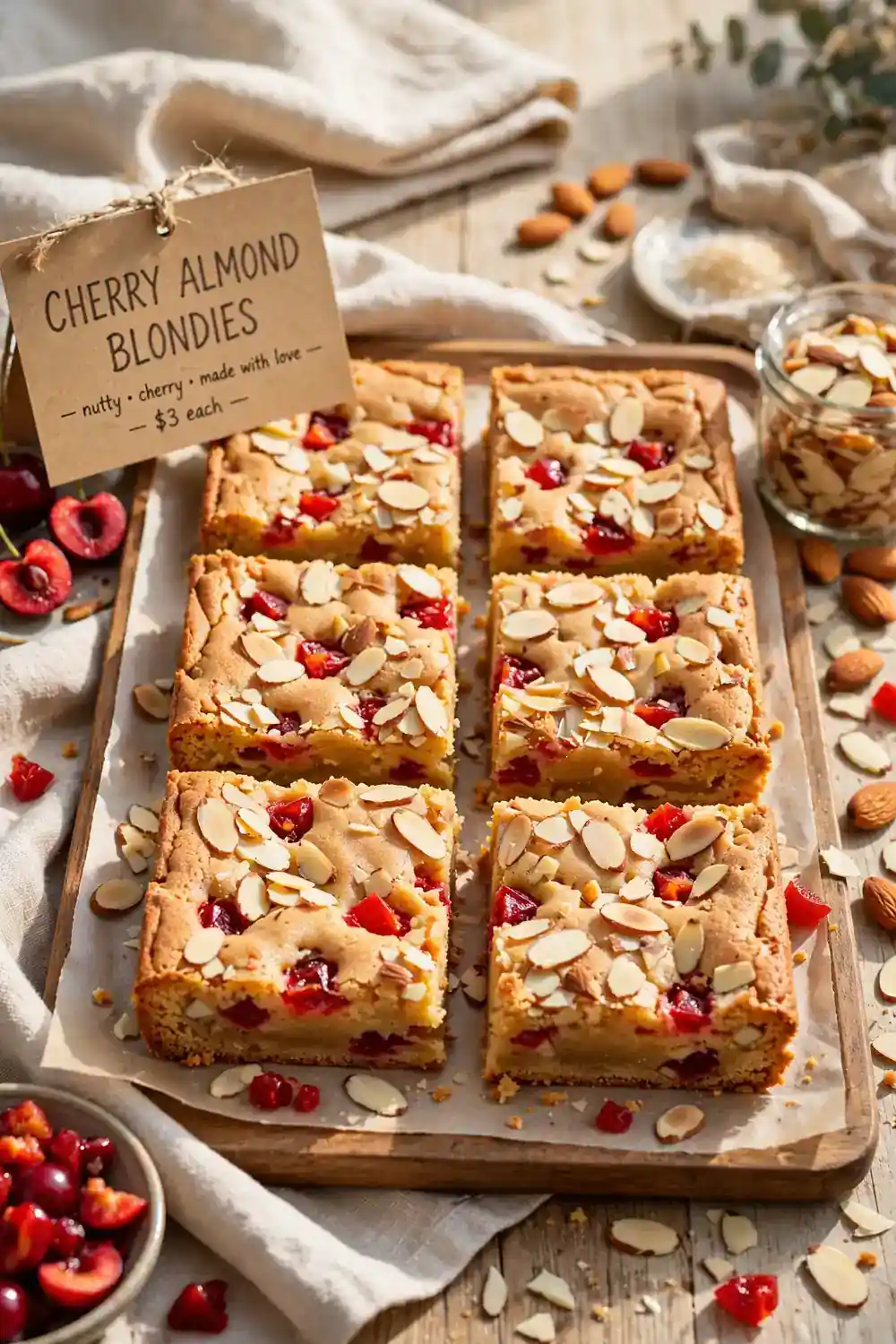 Cherry Almond Bars