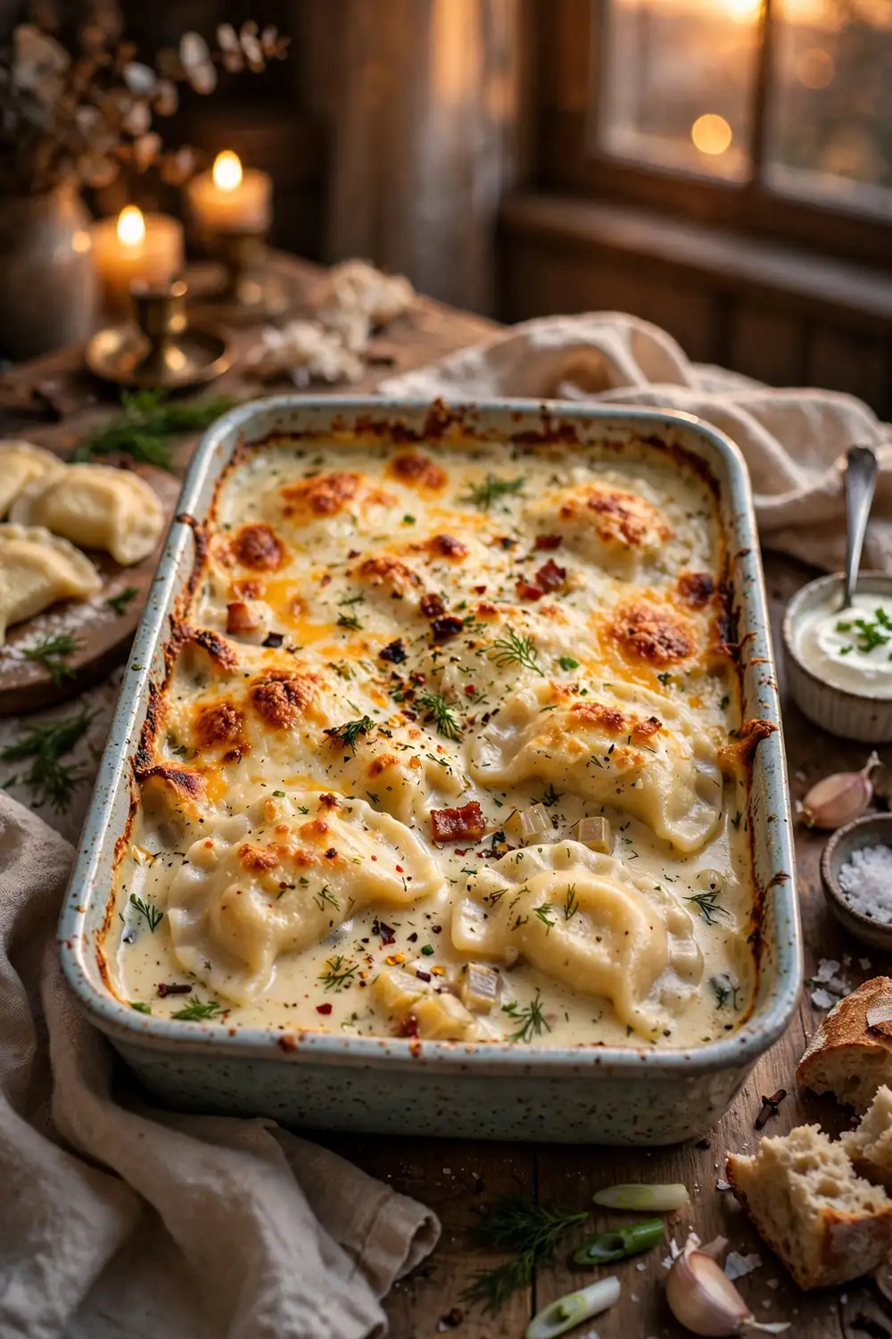 Pierogi Casserole Soup