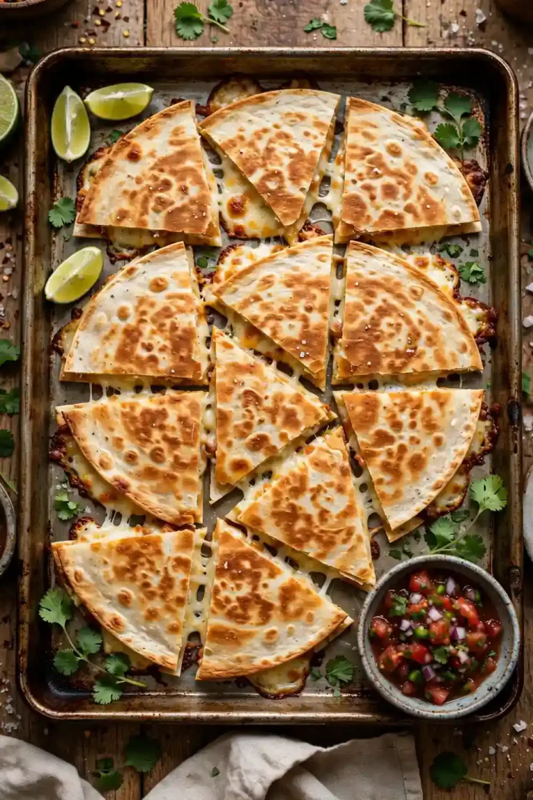 Sheet pan quesadillas, one of 24 quick school night dinners kids will love