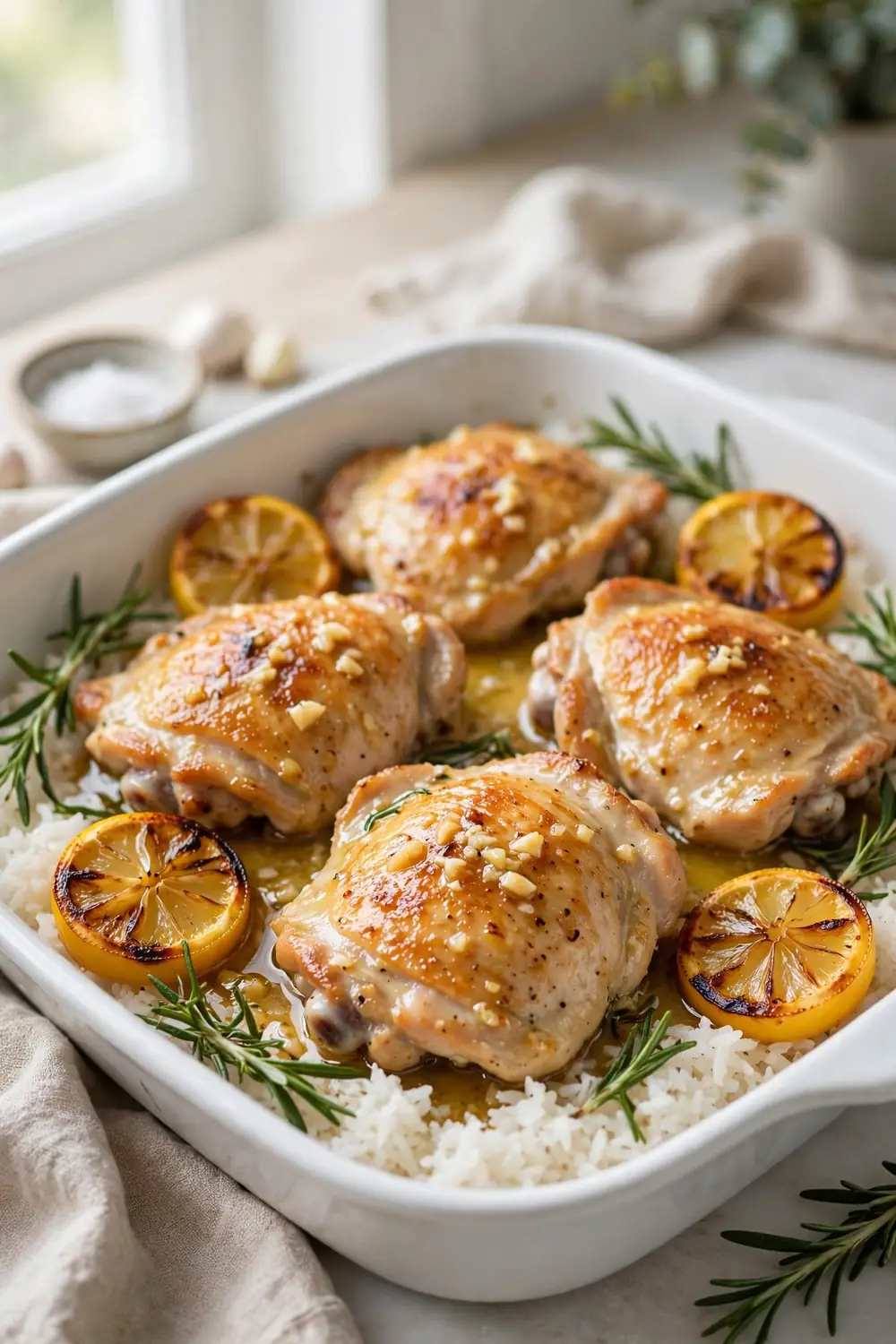 Lemon garlic chicken, one of 24 quick school night dinners kids will love
