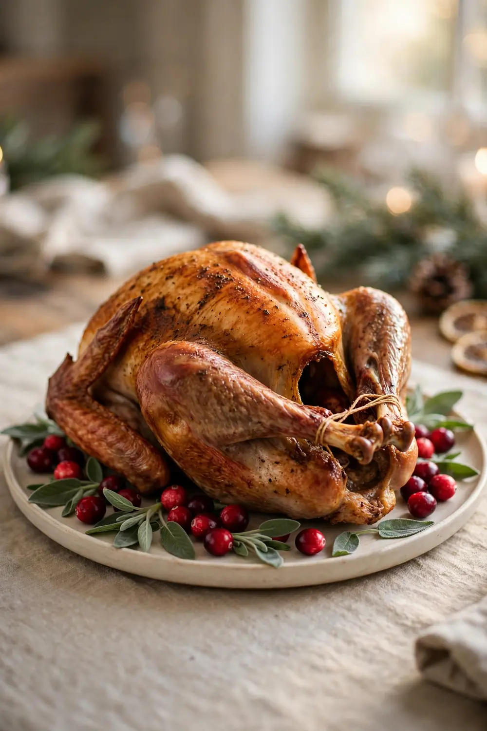 holiday feast centerpiece: classic roast turkey