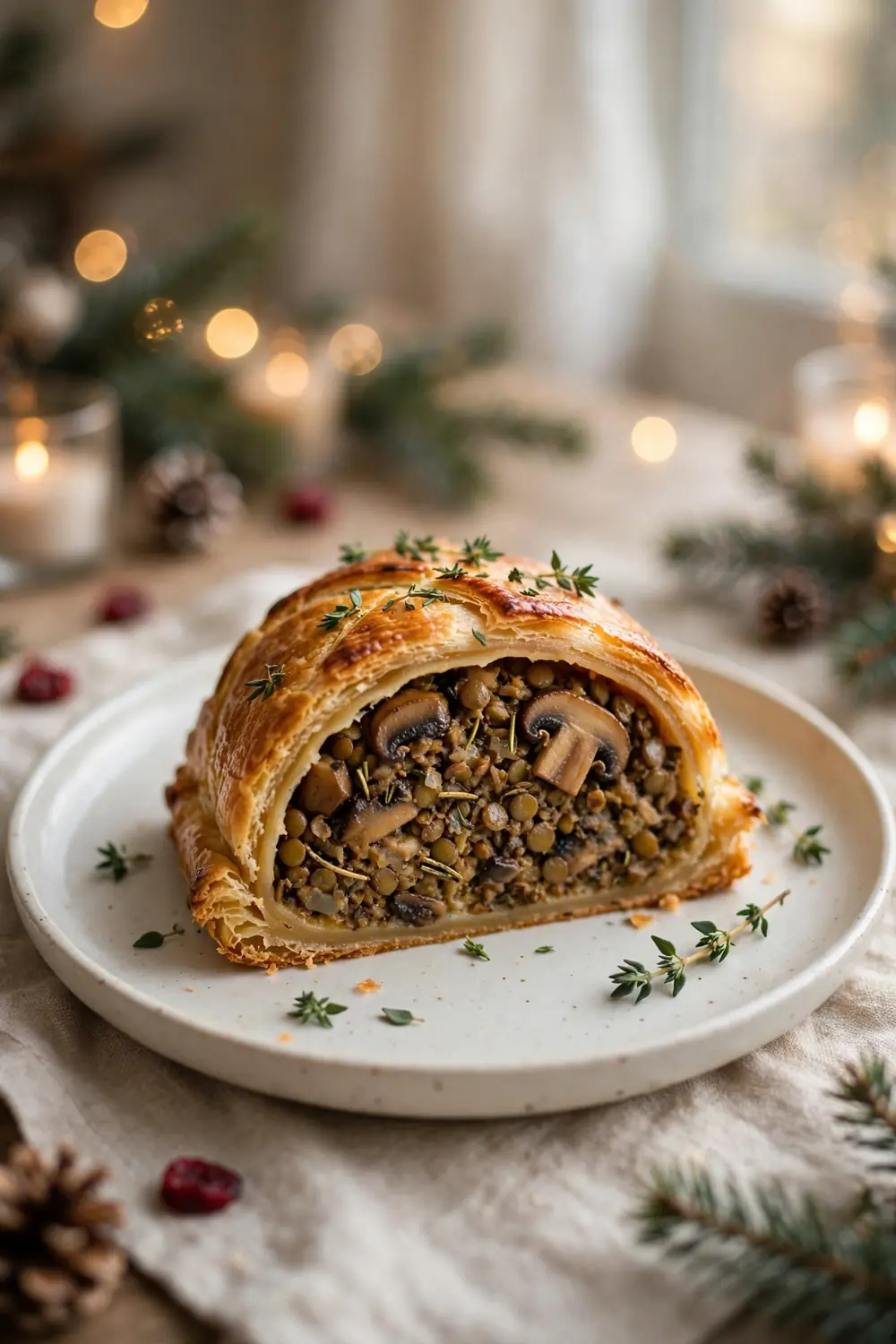 holiday feast centerpiece: vegetarian wellington