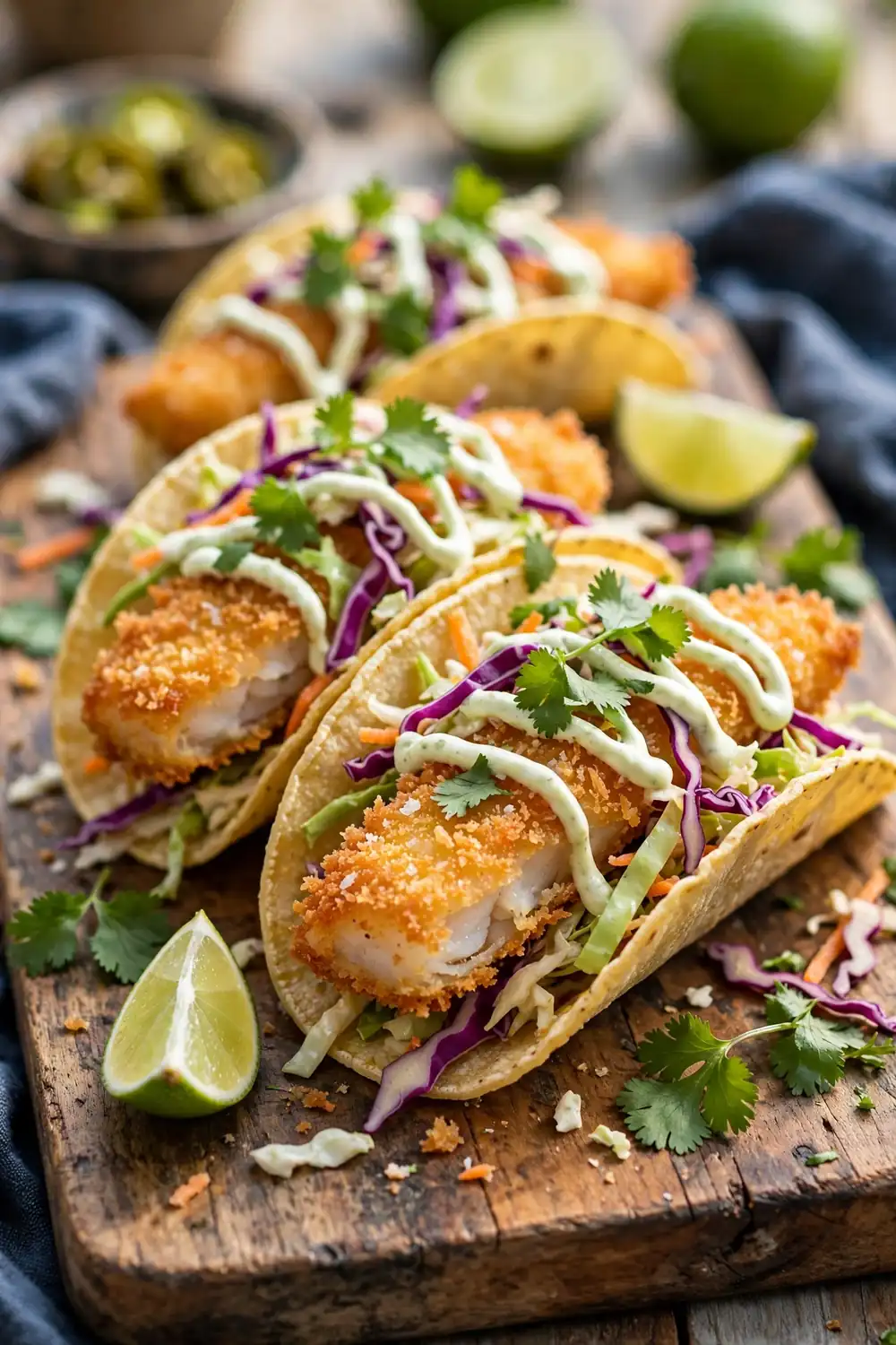 Crispy fish tacos, one of 24 quick school night dinners kids will love