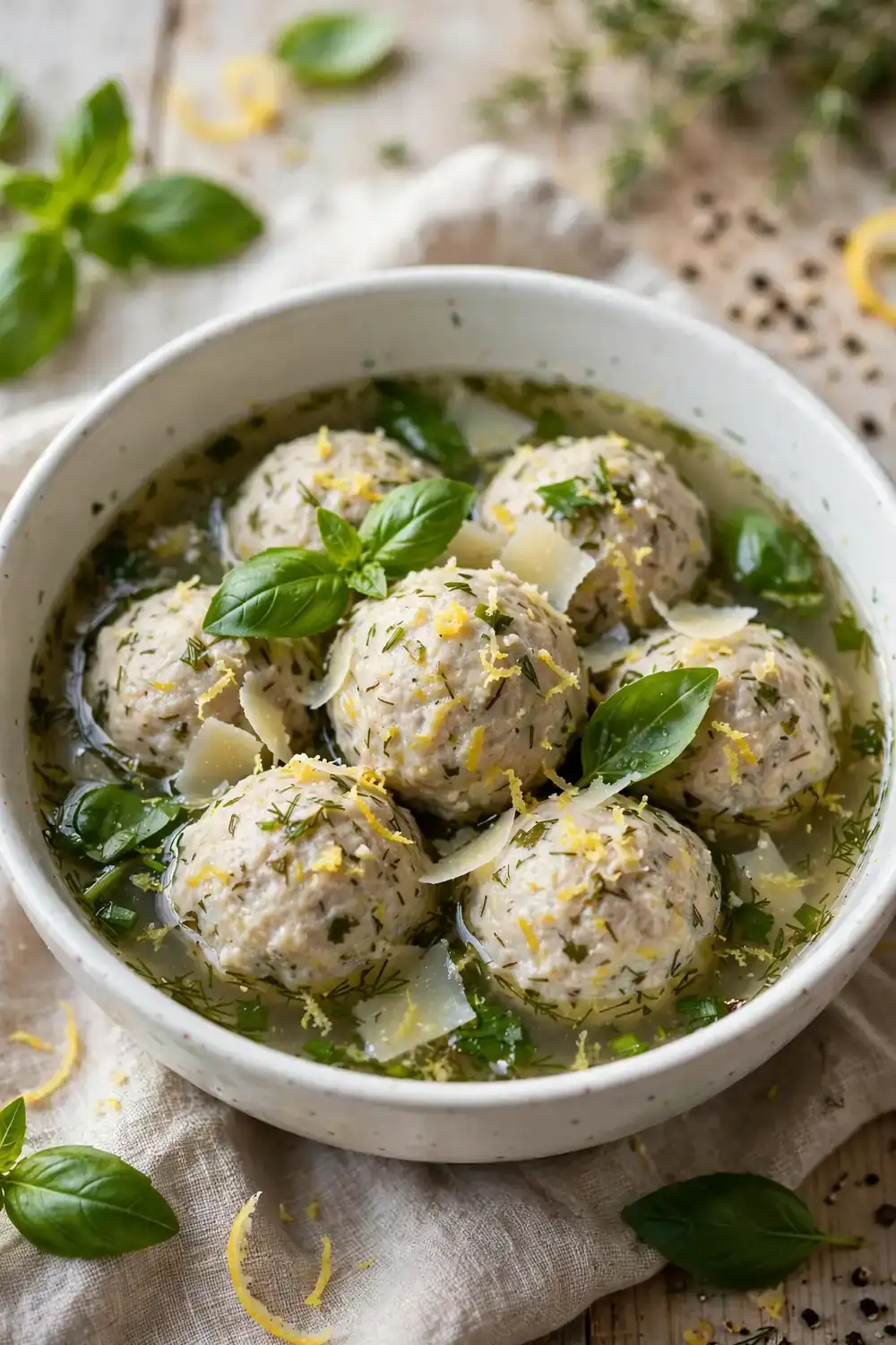 Ricotta lemon meatballs, one of 20 satisfying low carb dinners