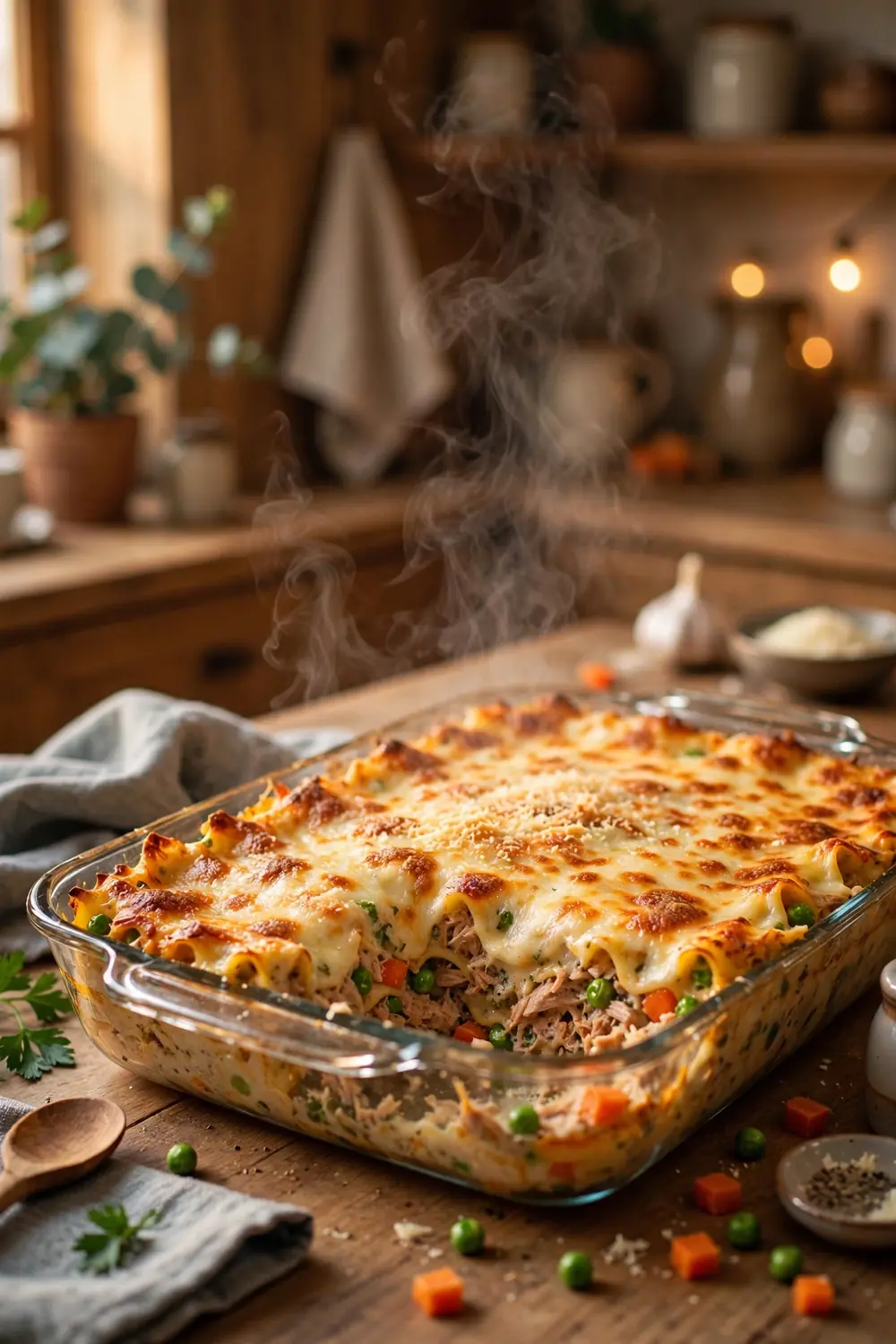 Weeknight tuna twist bake