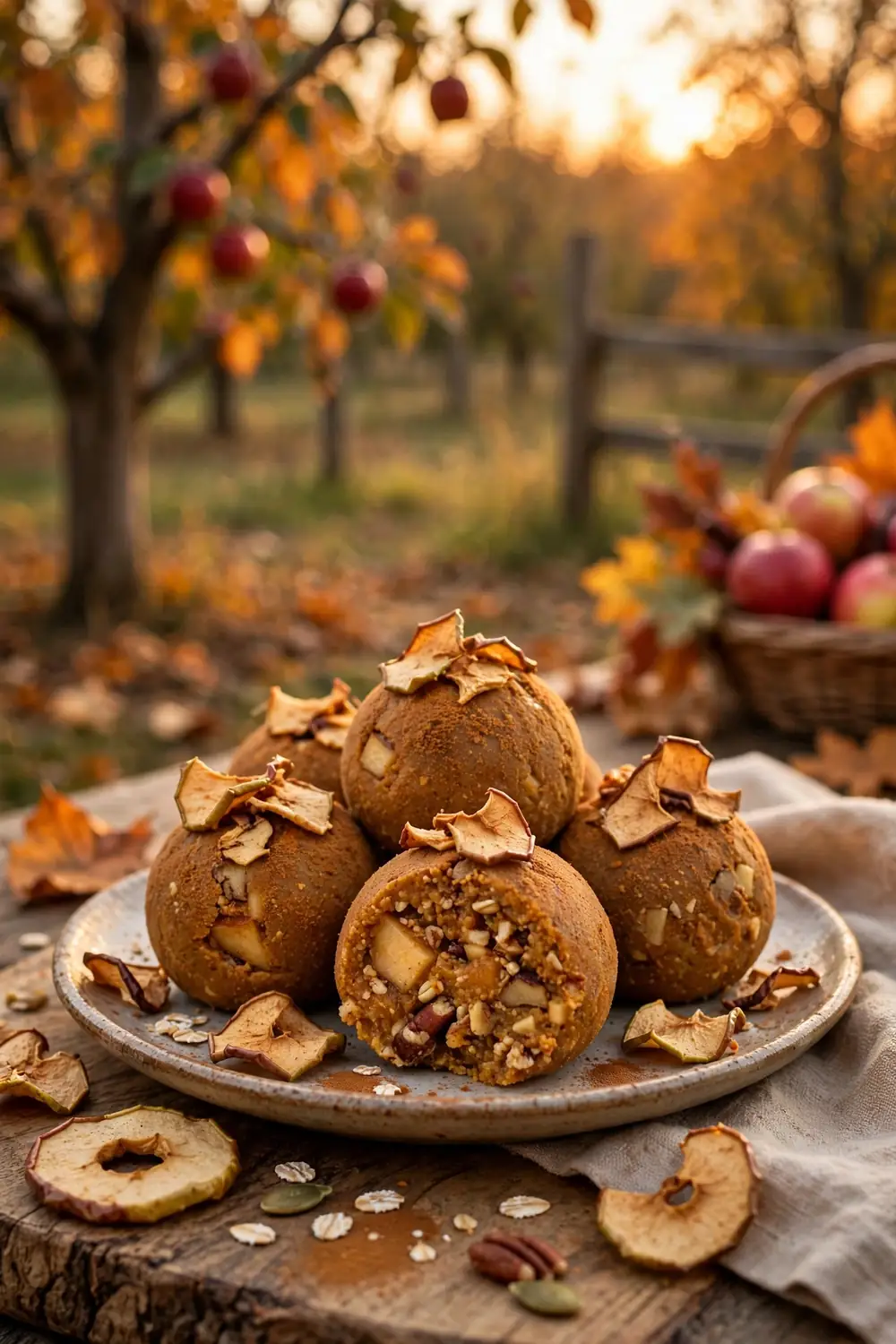 Apple pie fusion pumpkin truffles