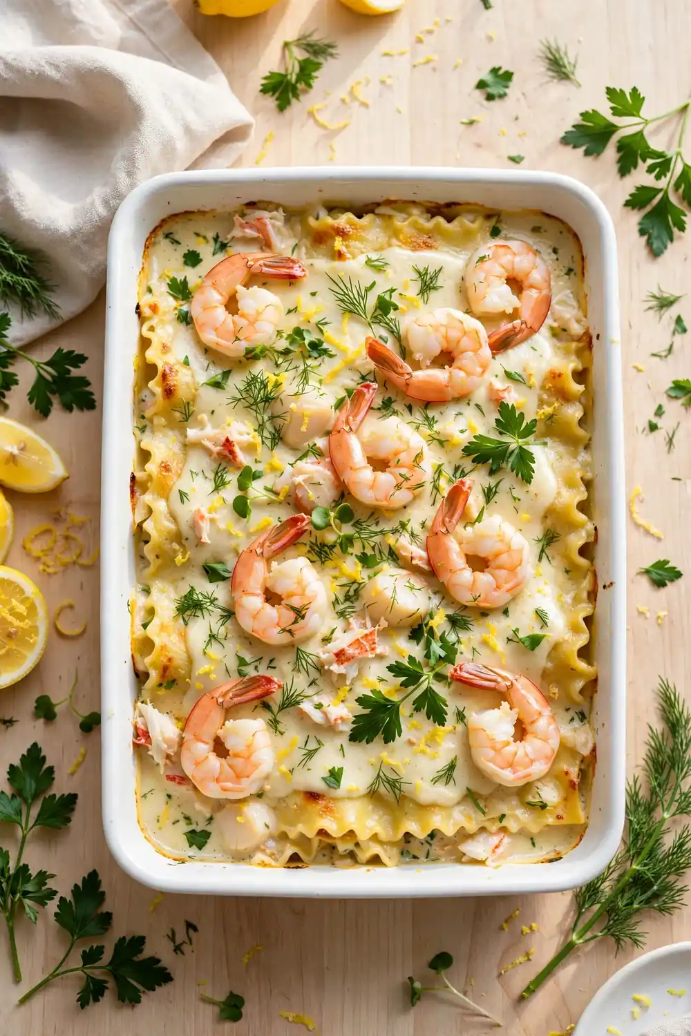 Lemon herb delight bake