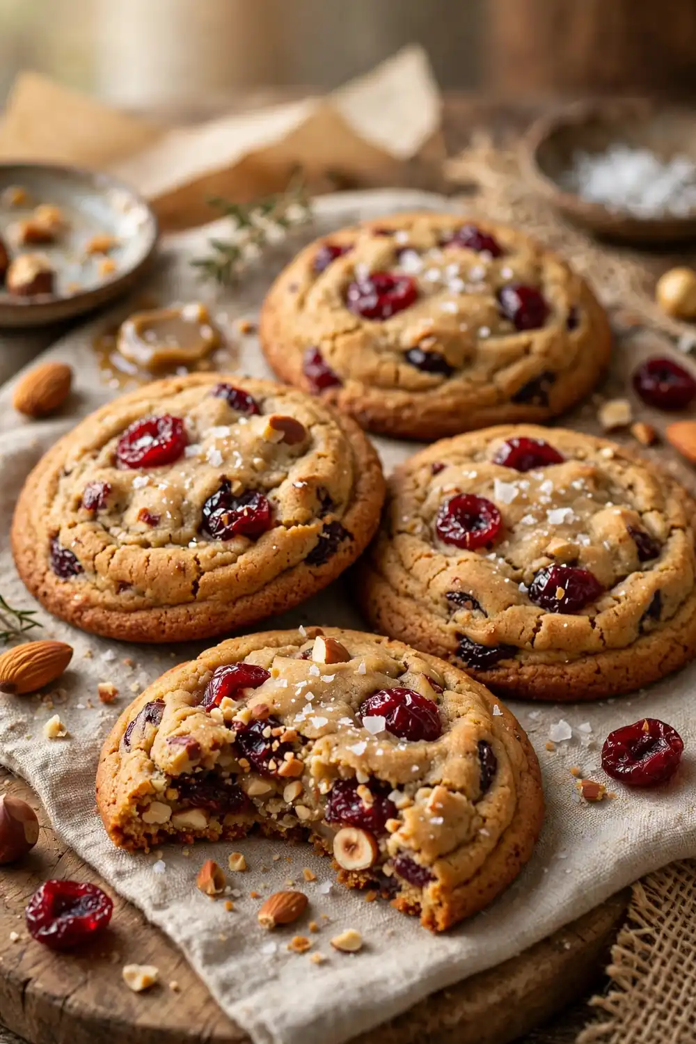 Brown butter bliss cherry cookies