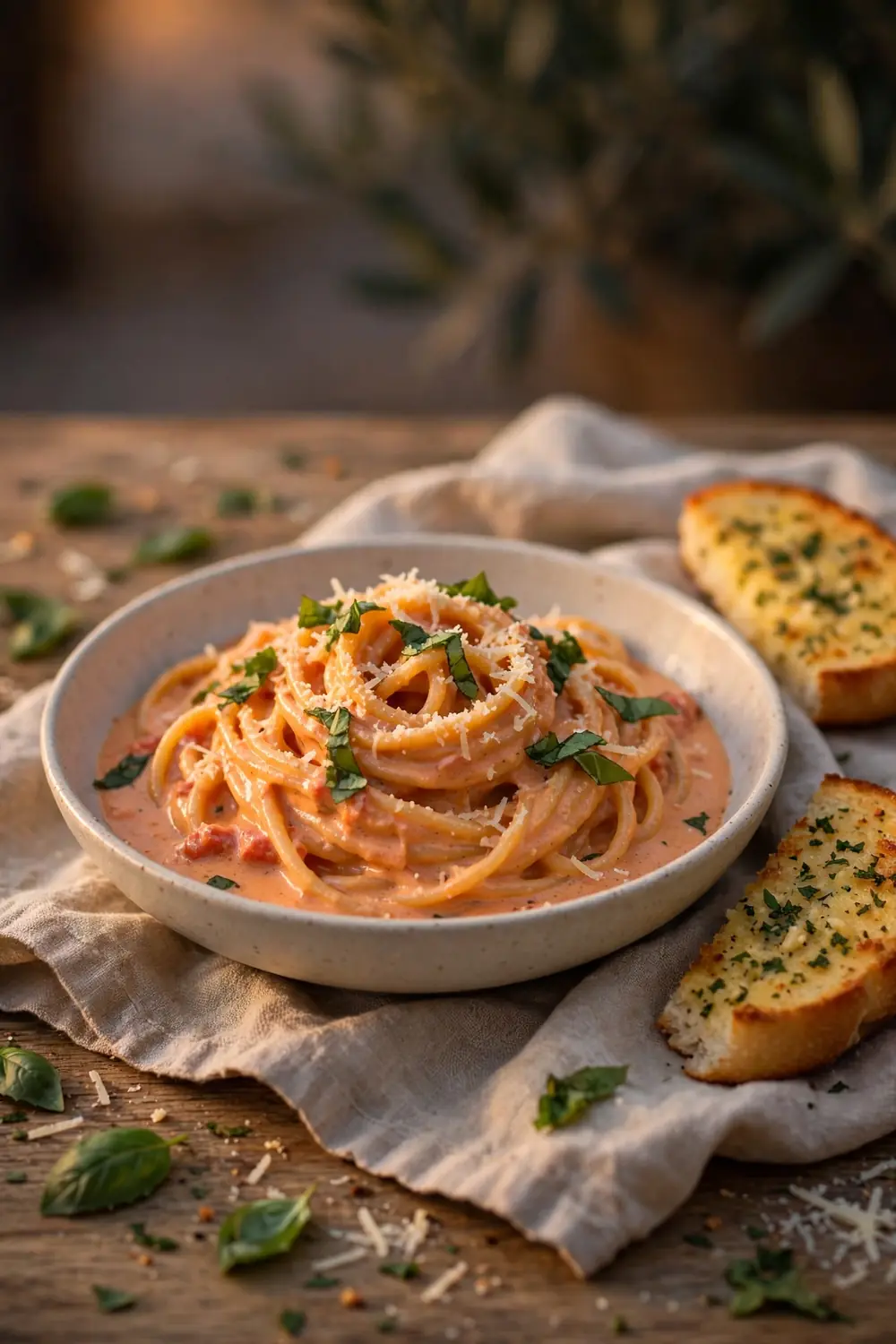 Creamy Tomato Basil Pasta