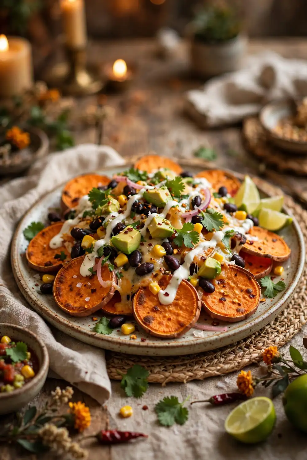 Loaded Sweet Potato Nachos
