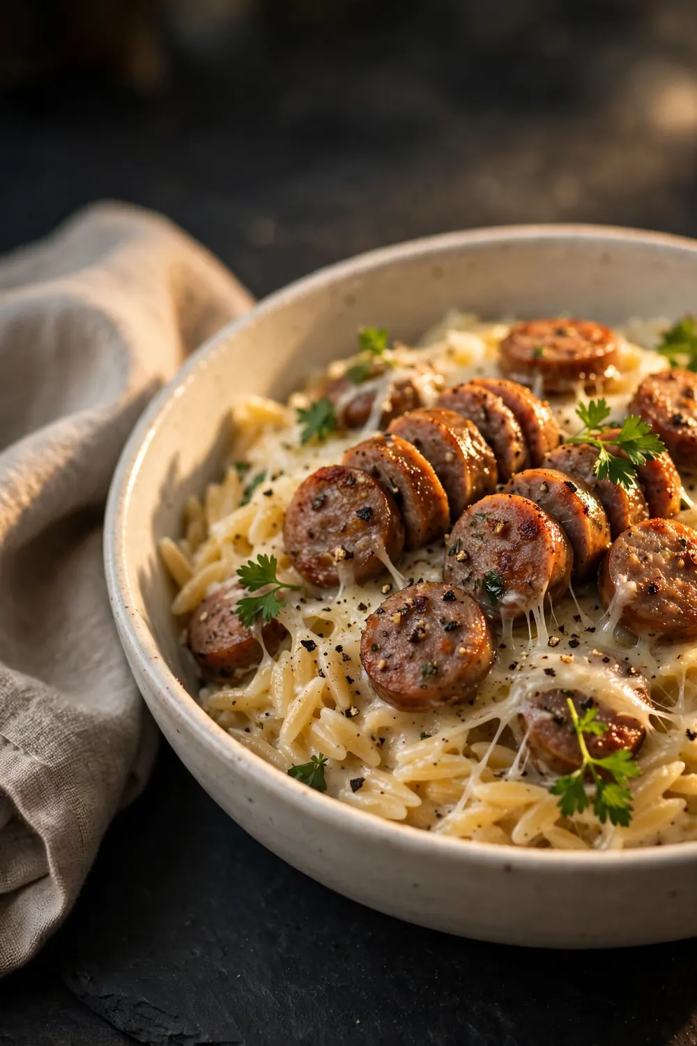 italian sausage orzo 02