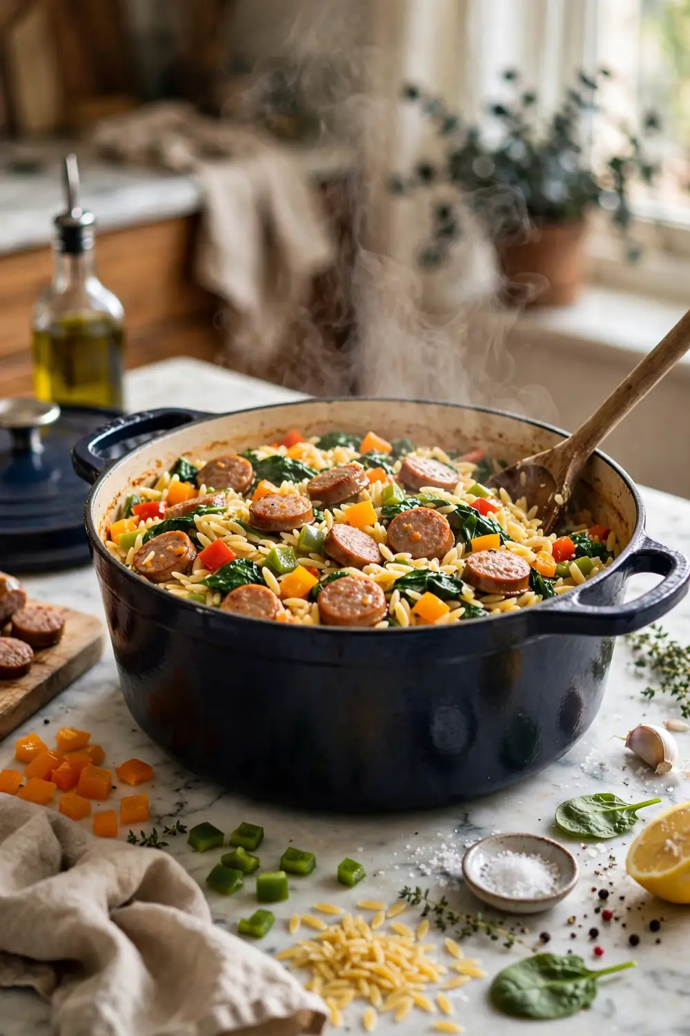 italian sausage orzo 03