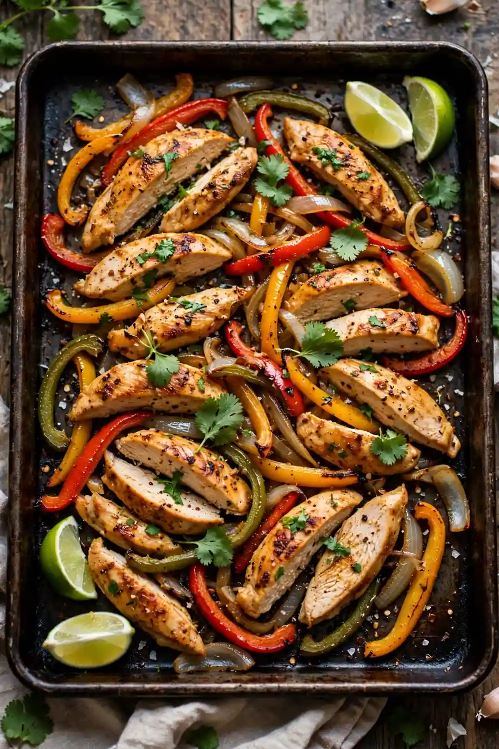 Keto sheet pan chicken