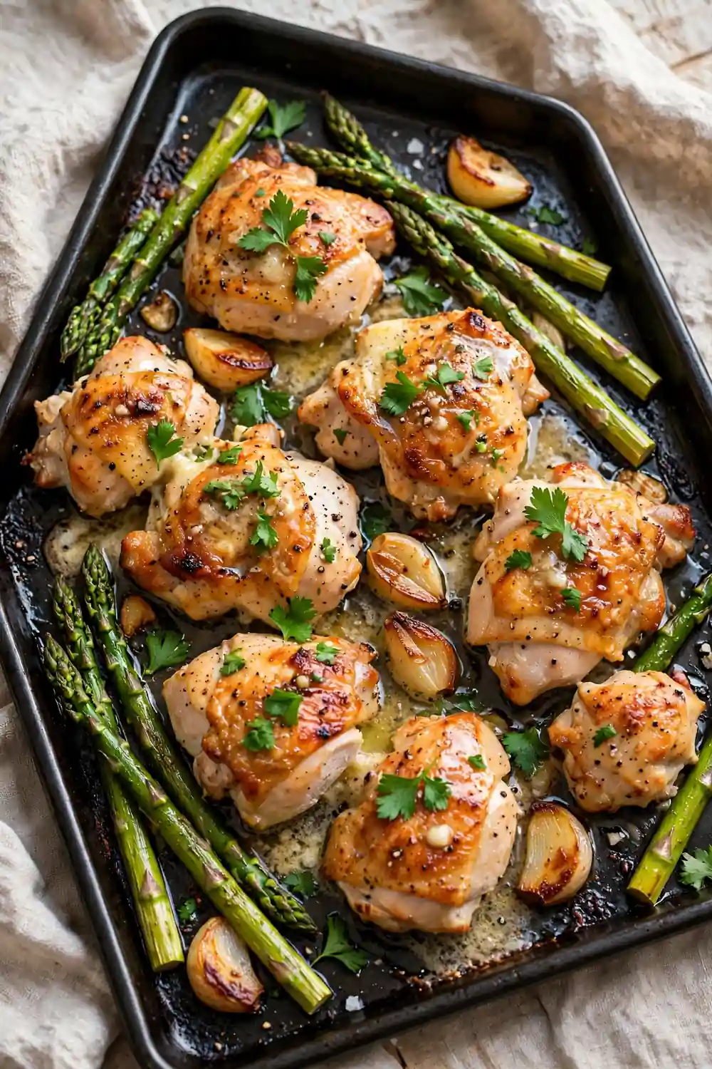 Keto sheet pan chicken