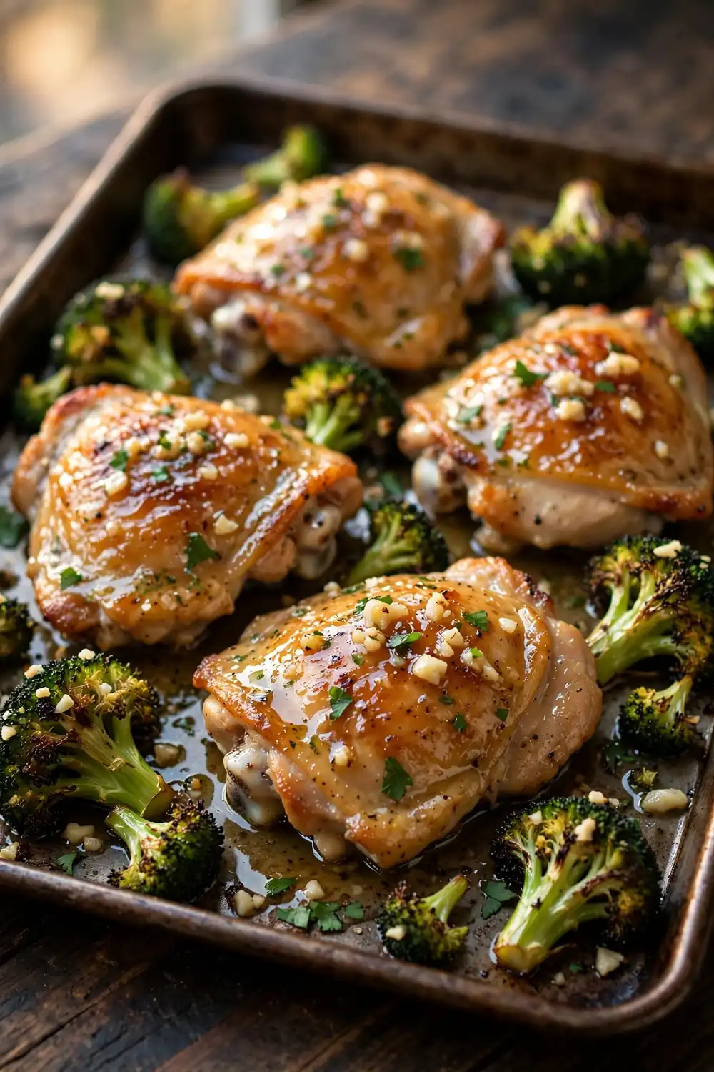 Keto sheet pan chicken