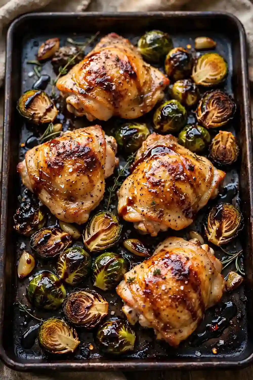 Keto sheet pan chicken