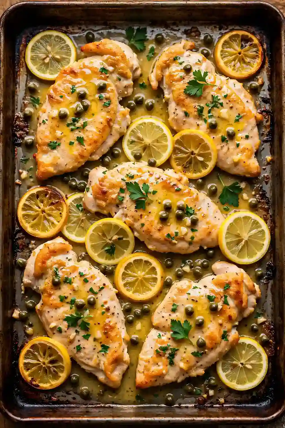 Keto sheet pan chicken