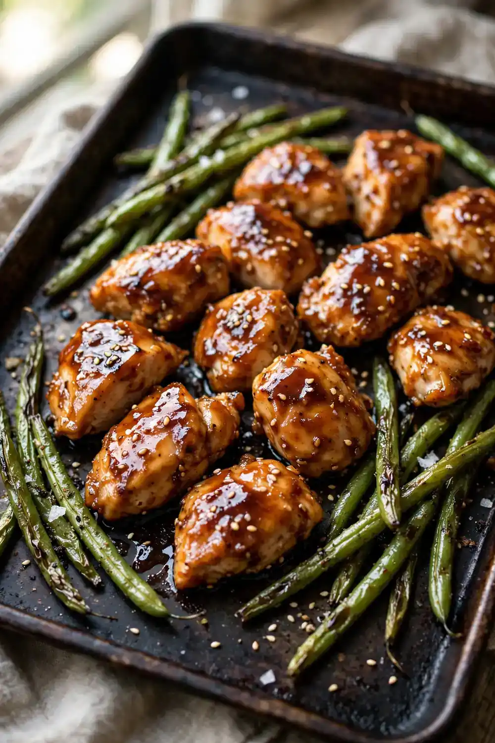 Keto sheet pan chicken
