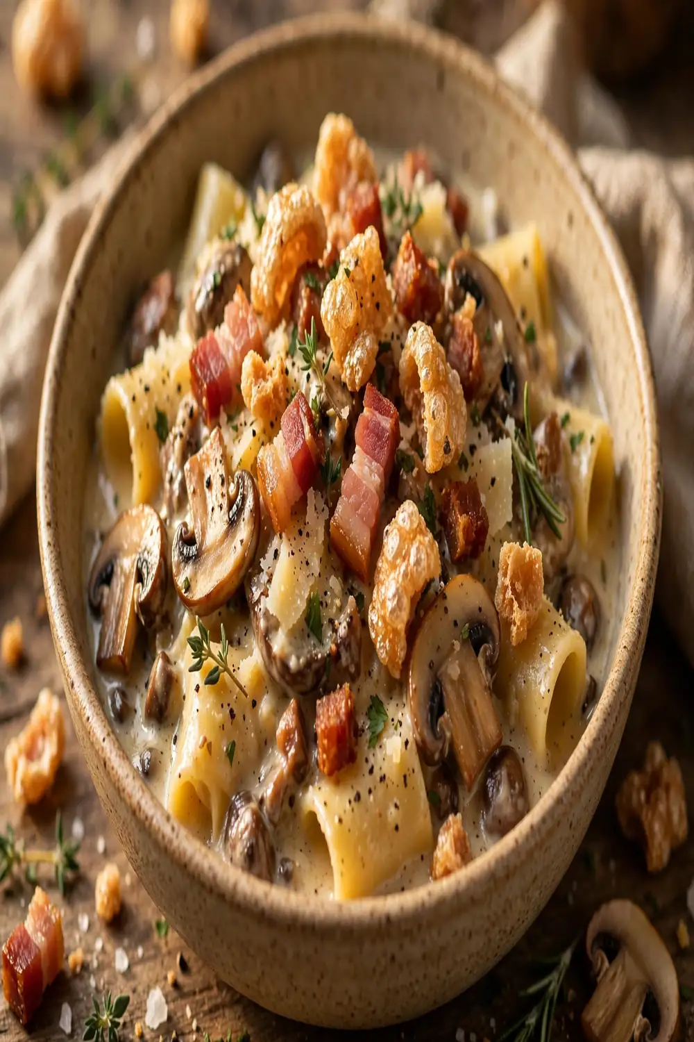 Leek Mushroom Gruyere Pasta 16