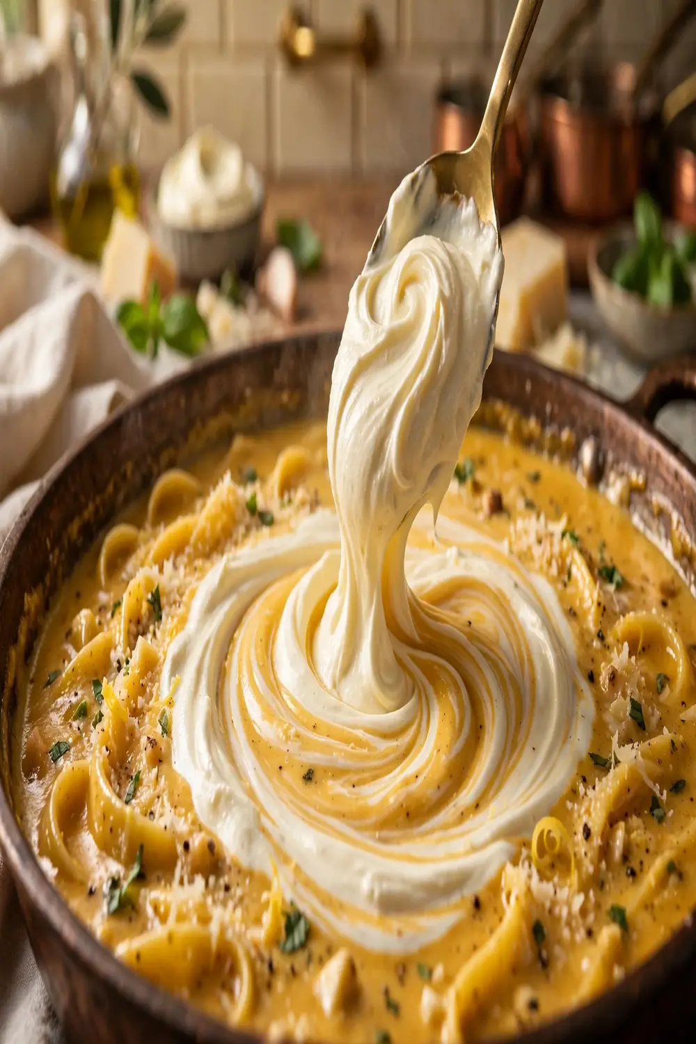 Leek Mushroom Gruyere Pasta 18