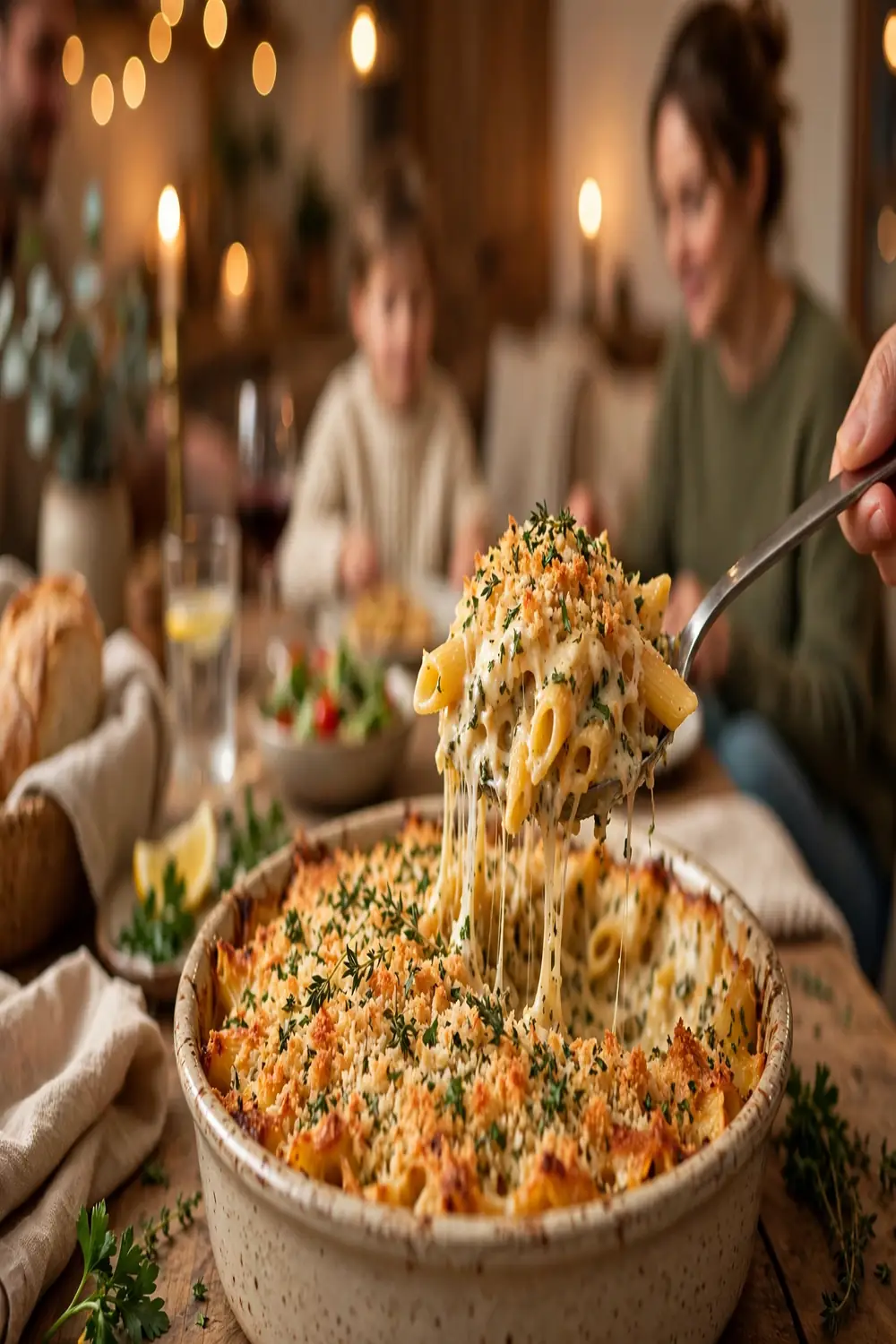 Leek Mushroom Gruyere Pasta 21